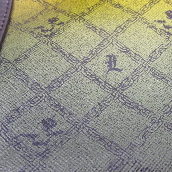 L.A.M.B. Carlisle Foldover Clutch in Ombre Rasta with Dust Bag - Gwen Stefani - Picture 9 of 16